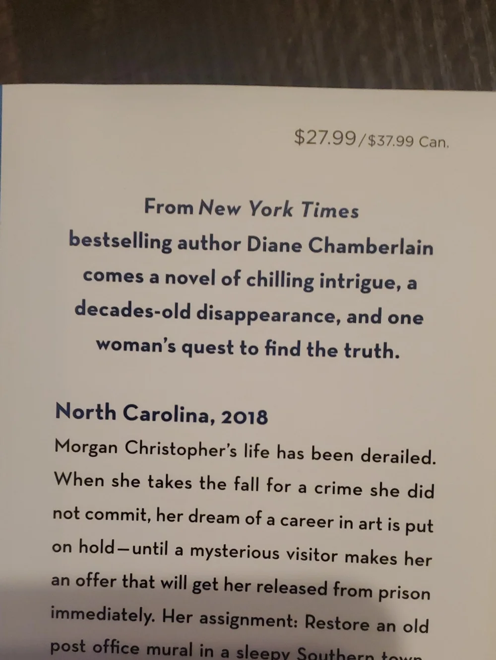 Adult Fiction Book